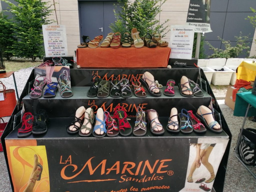 Sandales Marine : fabrication artisanale de sandales résistantes à l'eau